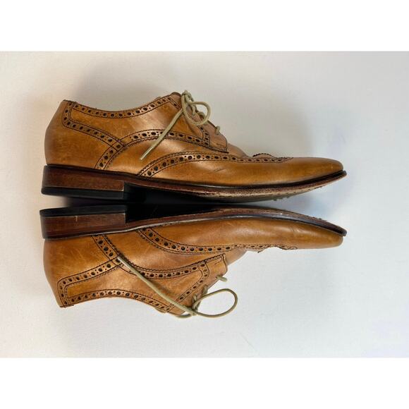 Cole Haan Grand.OS Cambridge Wingtip Oxford Caramel Brown Size 11 main image 5